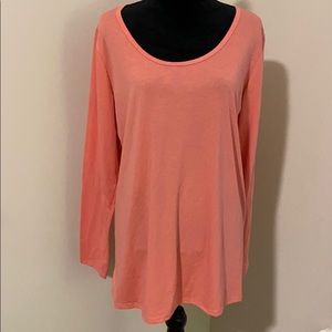 Lularoe Lynnae pink long sleeved top 2XL XXL
